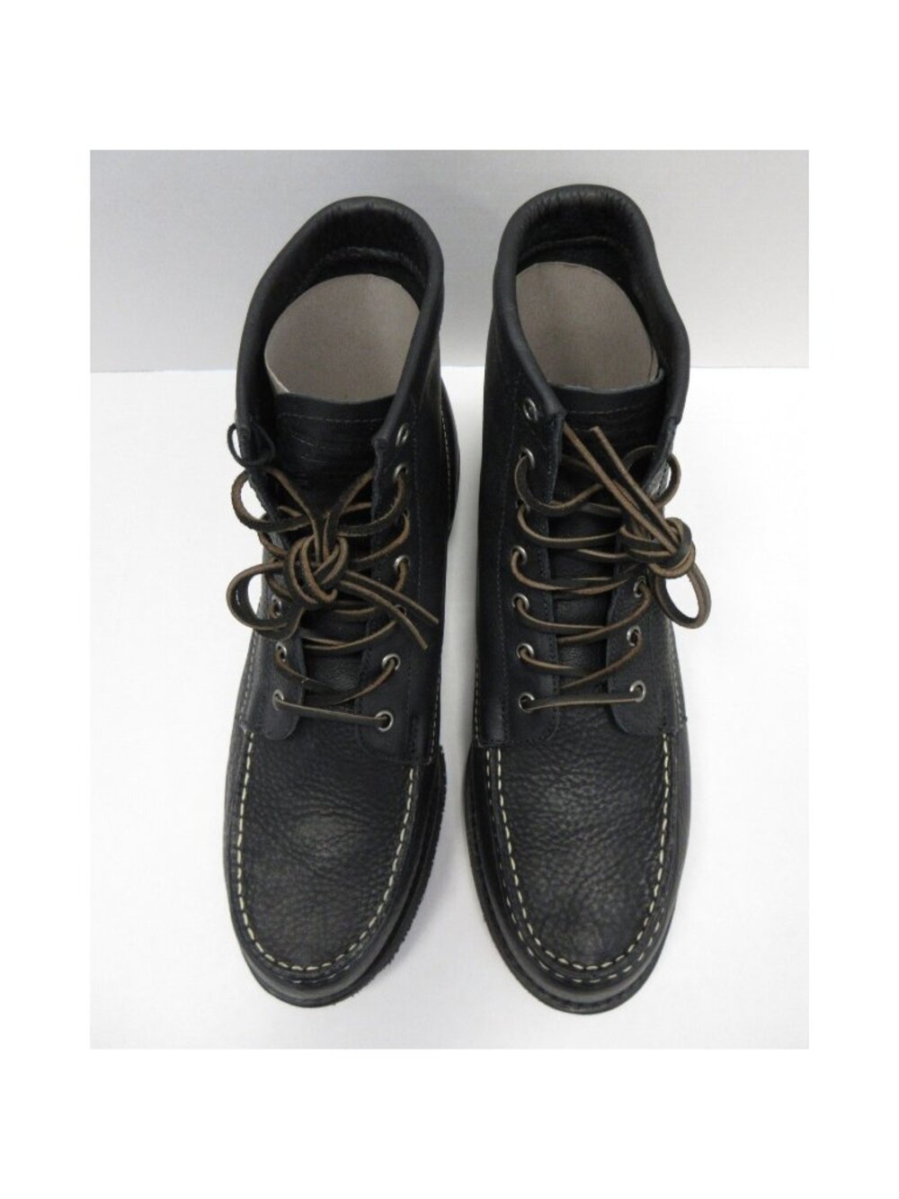 Frye Boots 11 M Arkansas Leather Rugged Moc Toe Harness Lace Up USA